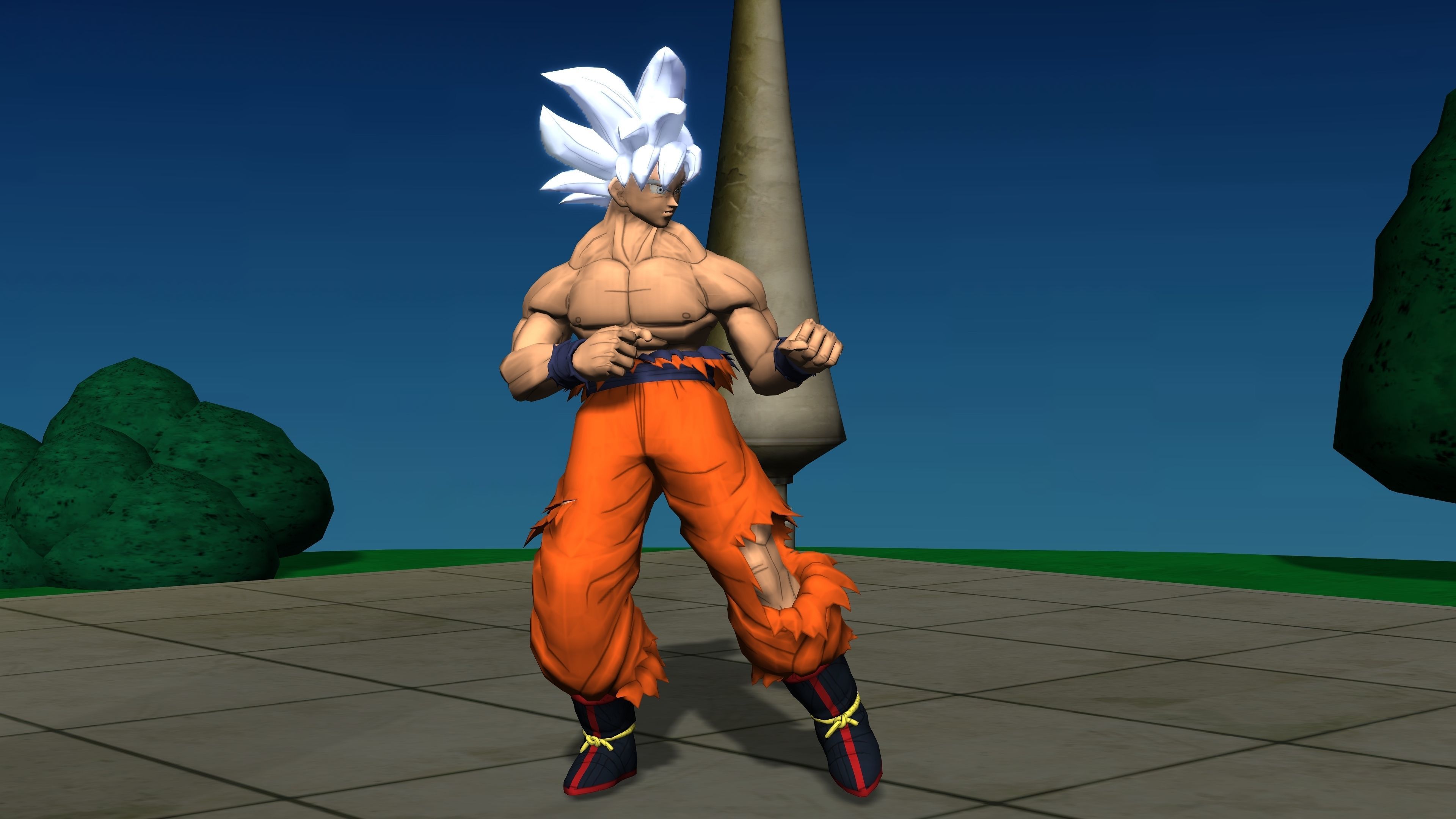GOKU ULTRA INSTINCT with Animation 3D model_11