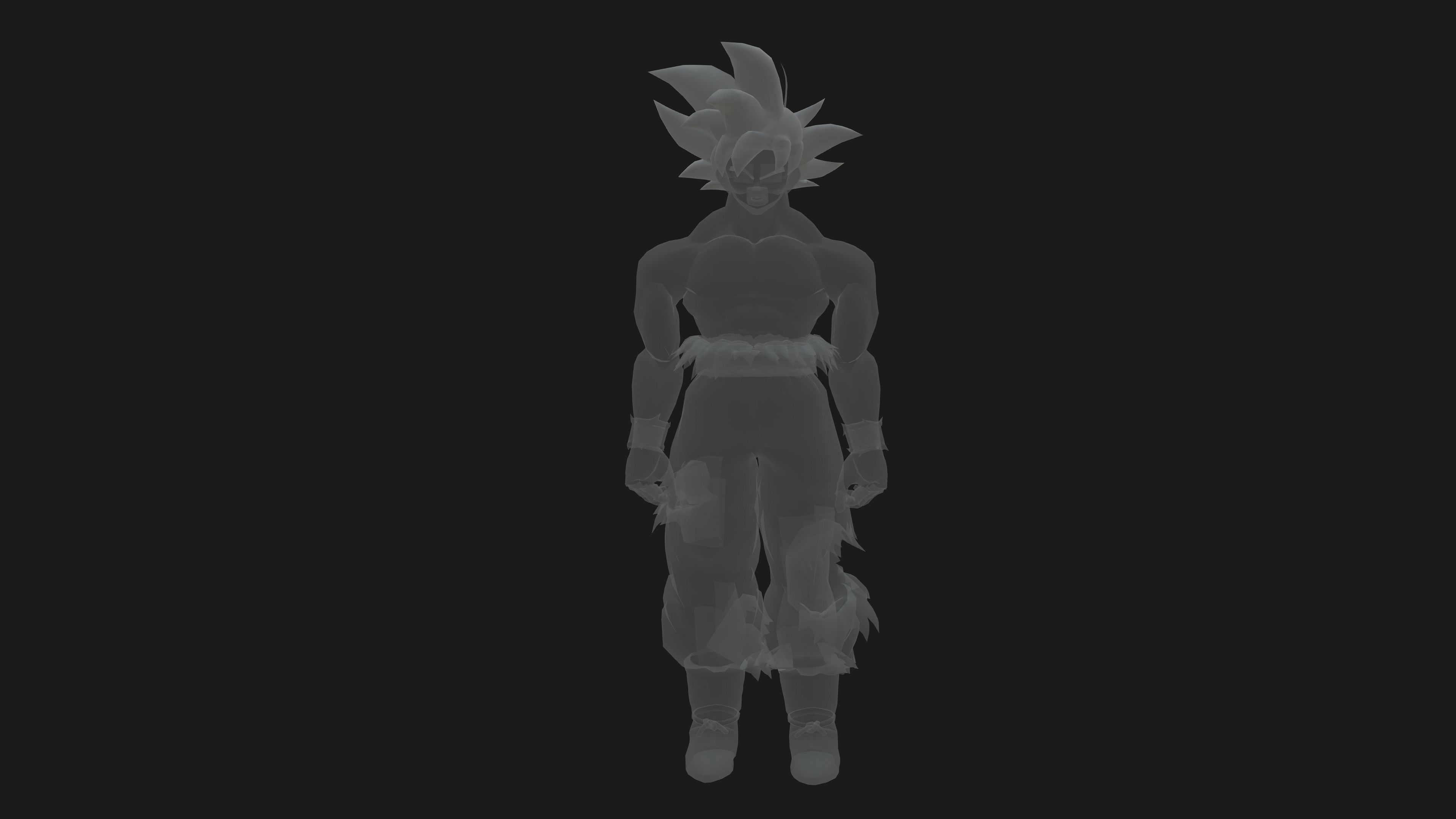 GOKU ULTRA INSTINCT with Animation 3D model_16