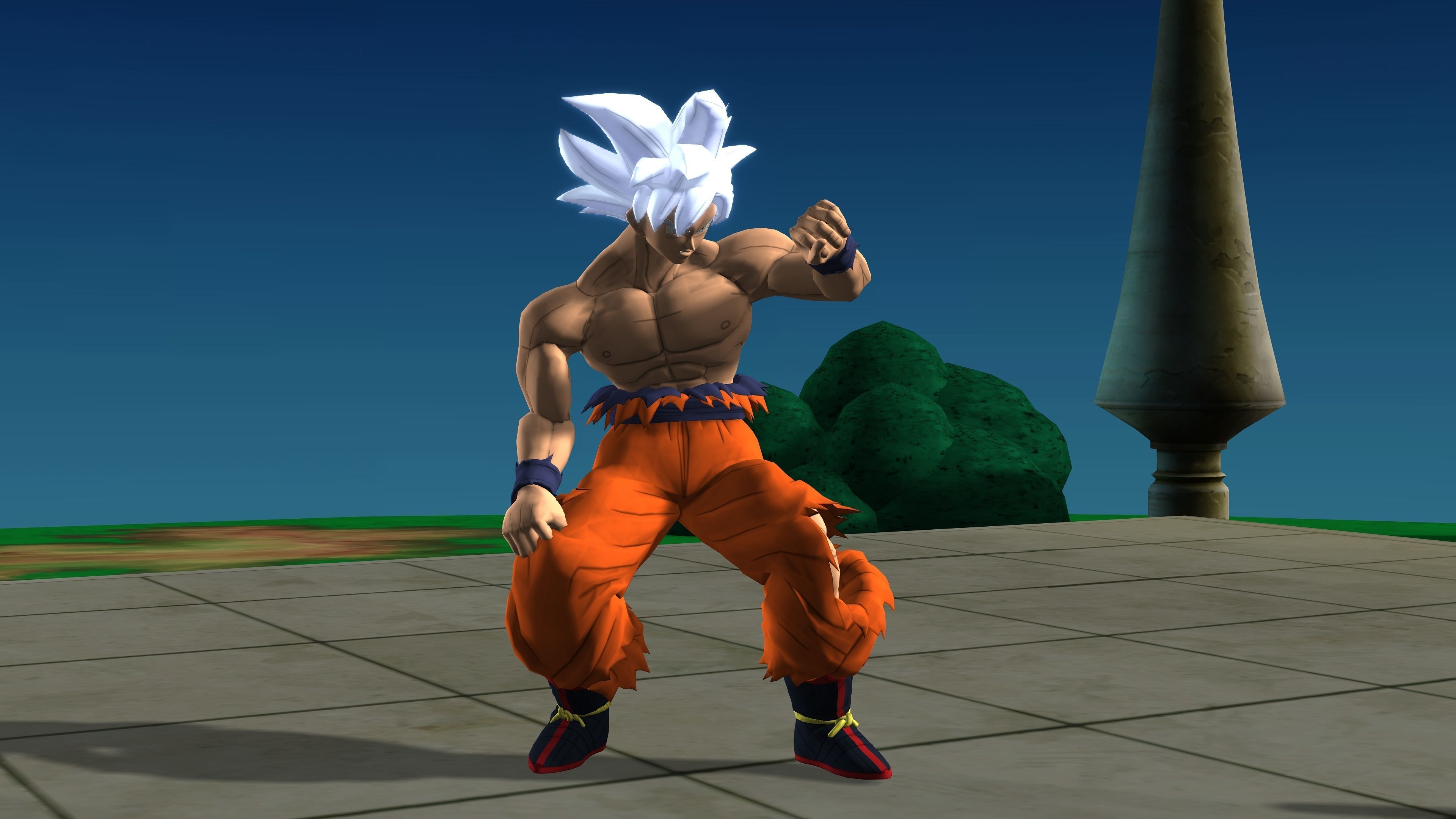 GOKU ULTRA INSTINCT with Animation 3D model_14
