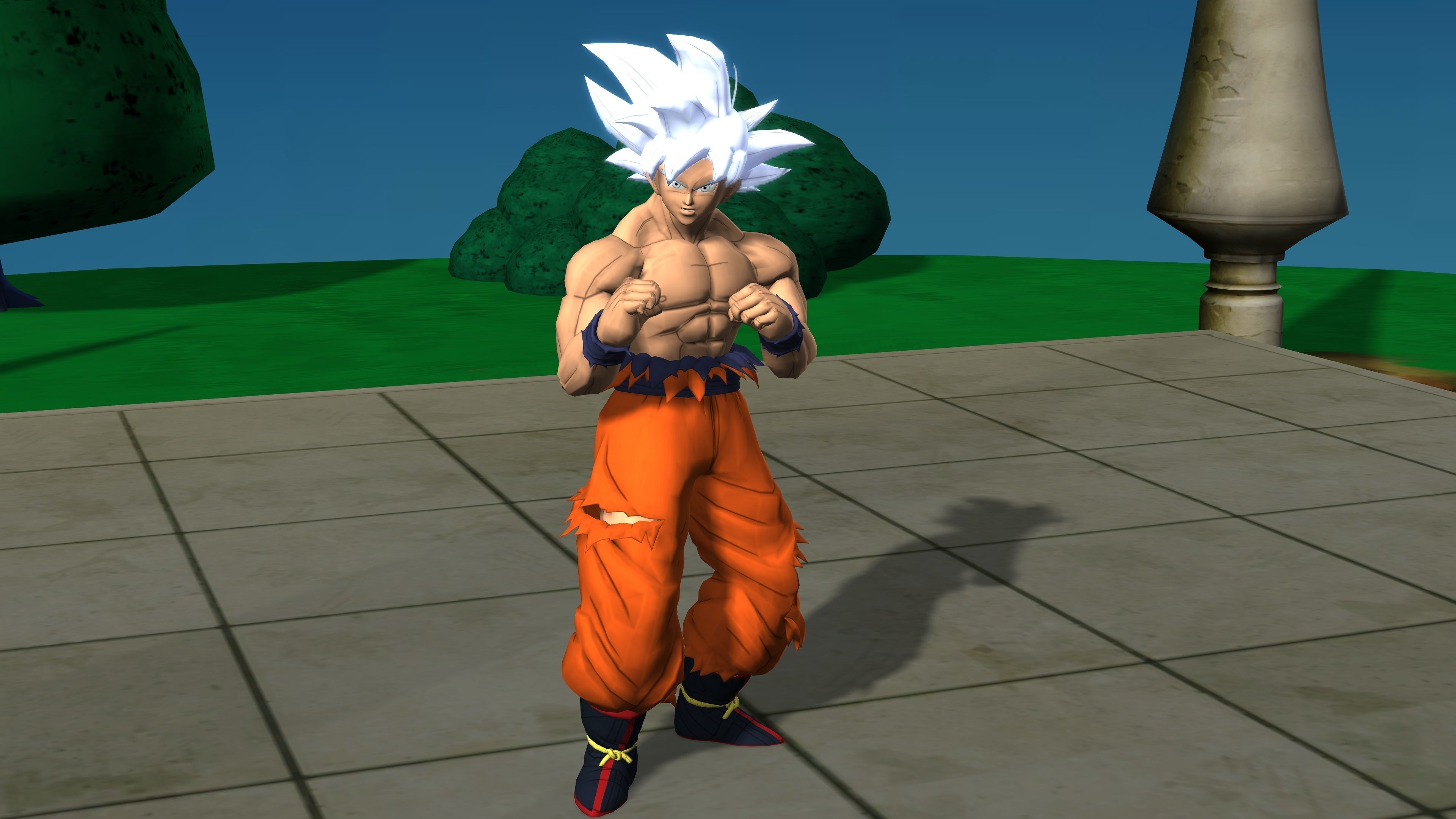 GOKU ULTRA INSTINCT with Animation 3D model_12