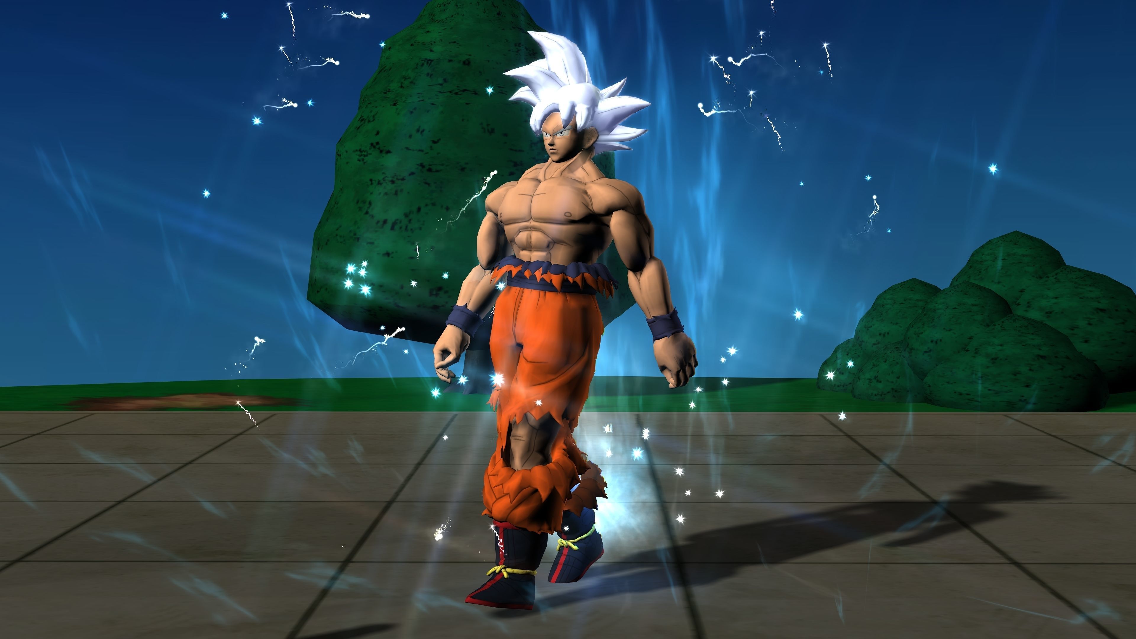 GOKU ULTRA INSTINCT with Animation 3D model_7