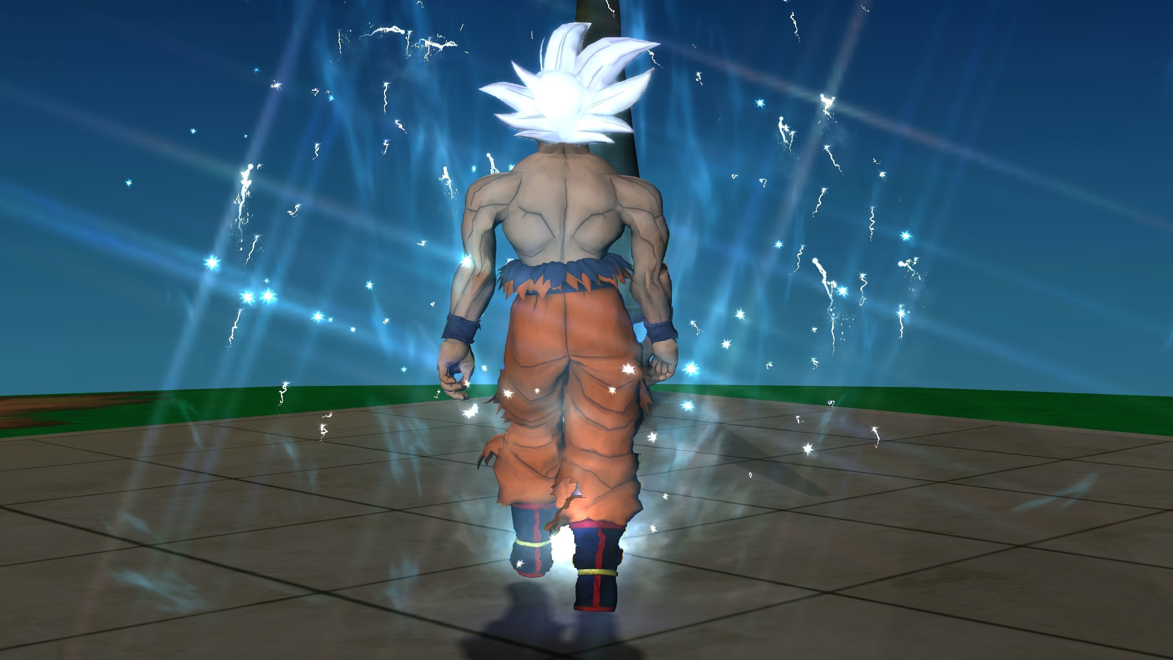 GOKU ULTRA INSTINCT with Animation 3D model_8
