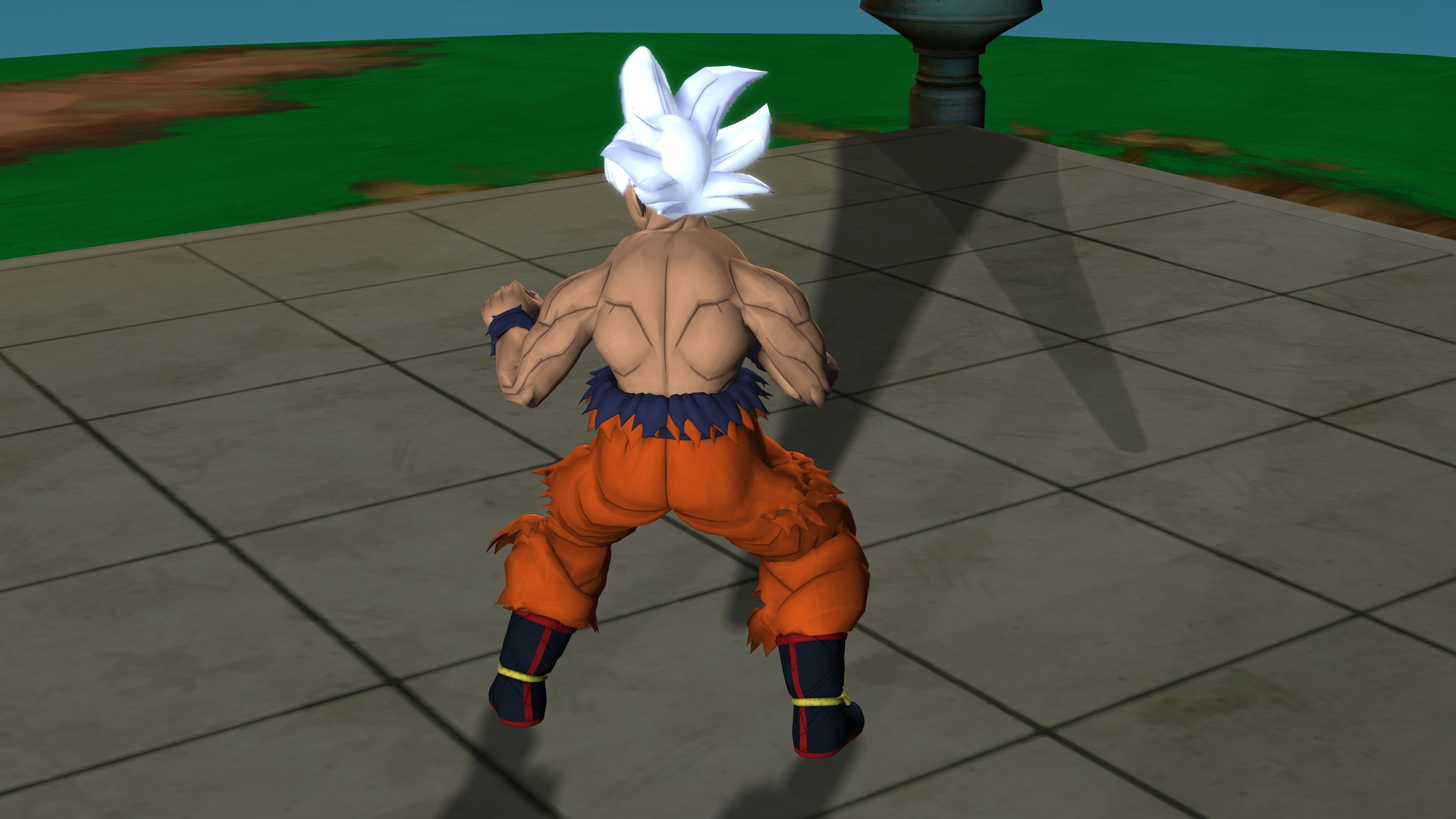 GOKU ULTRA INSTINCT with Animation 3D model_6
