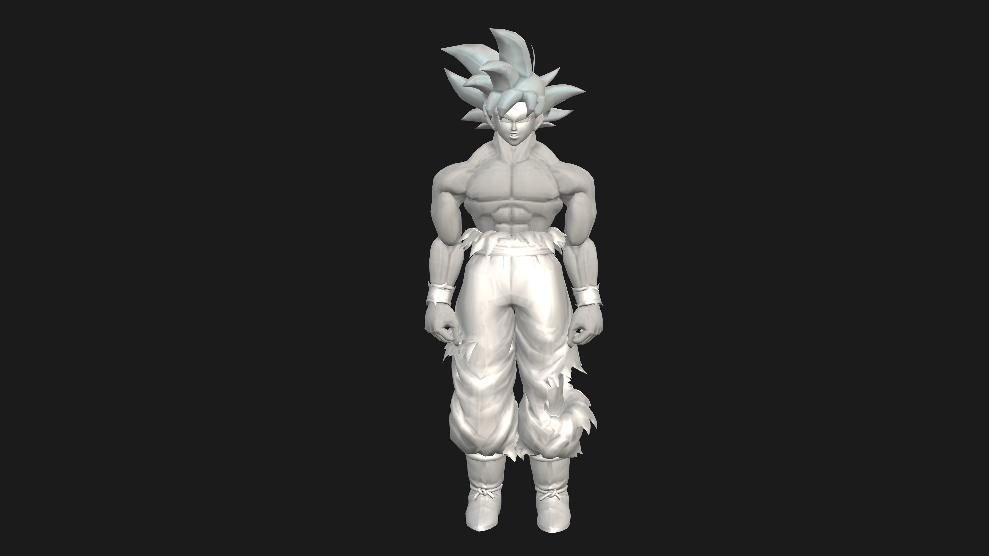 GOKU ULTRA INSTINCT with Animation 3D model_15