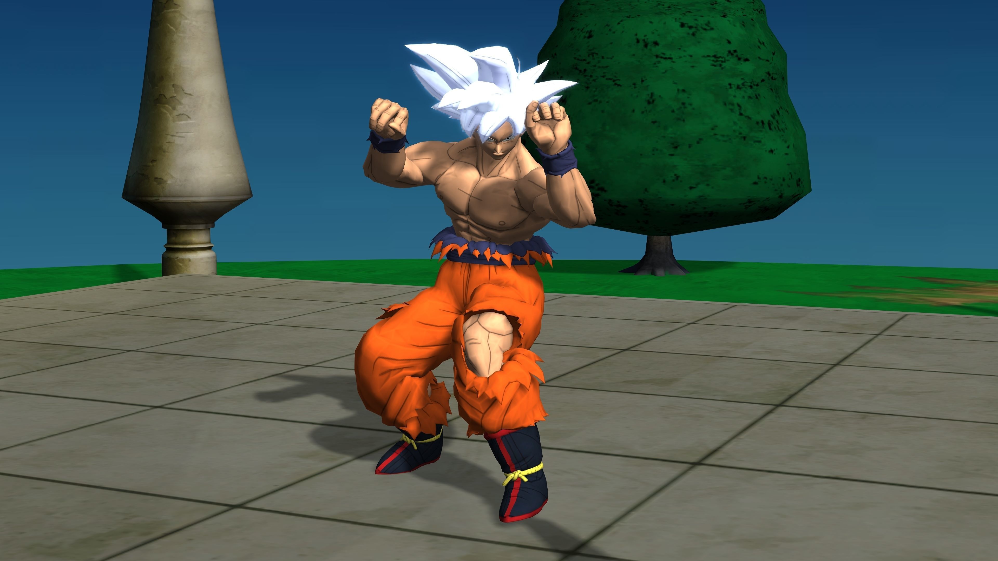 GOKU ULTRA INSTINCT with Animation 3D model_13