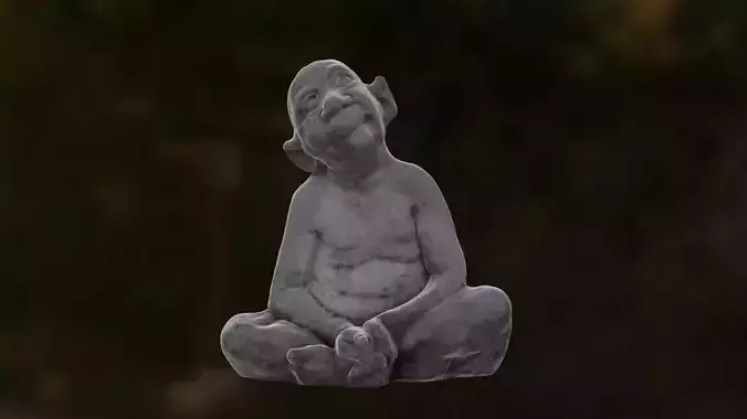 statue troll photo-scanned