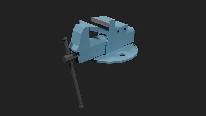 Lowpoly Vise Low-poly 3D model