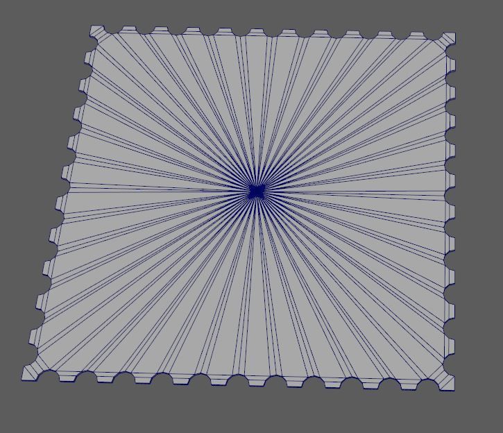 Stamps Low-poly 3D model_7