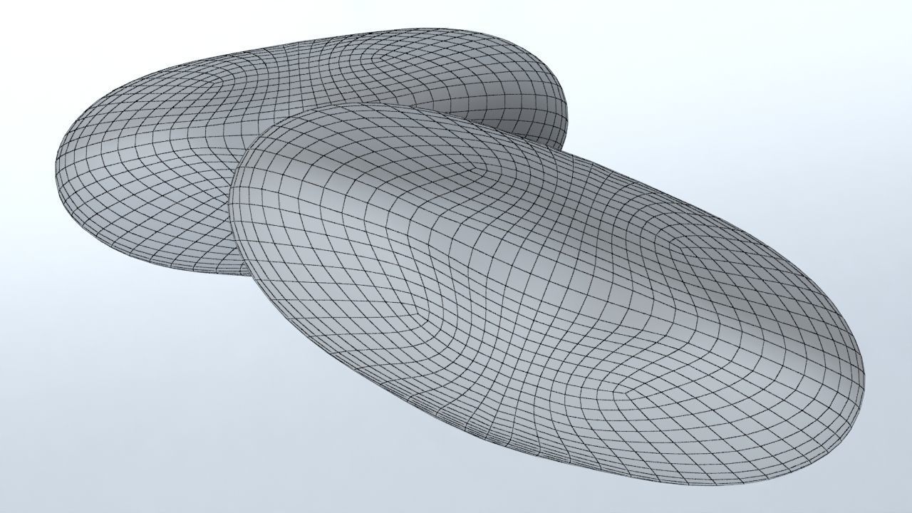 Heart shaped Balloon for Valentines Day Low-poly 3D model_8