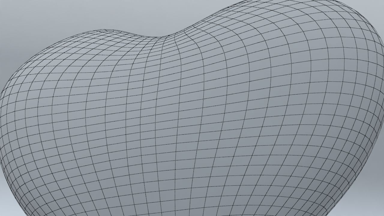 Heart shaped Balloon for Valentines Day Low-poly 3D model_14