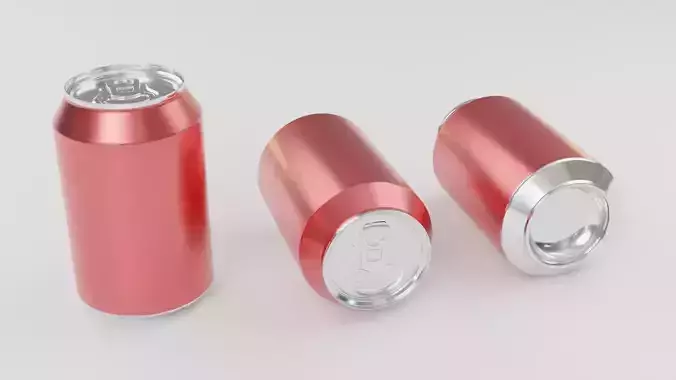 Standard 330ml drinks can Free 3D model