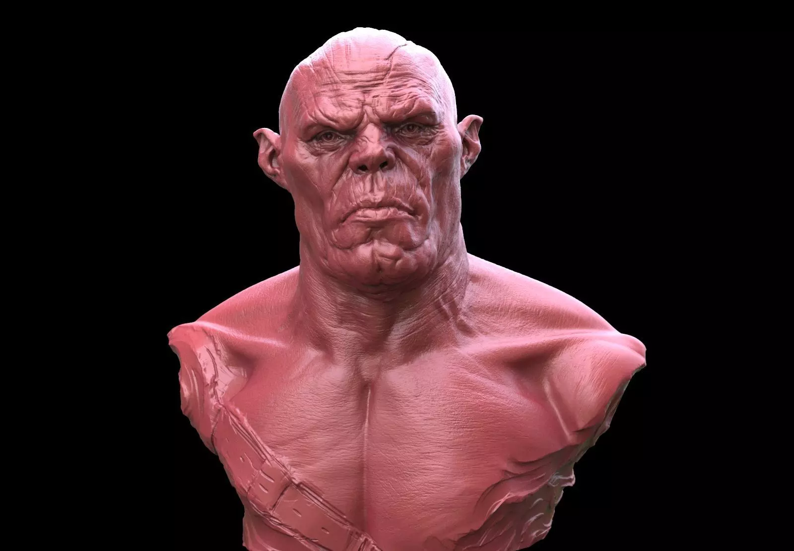 Orc dude sketch Free 3D print model