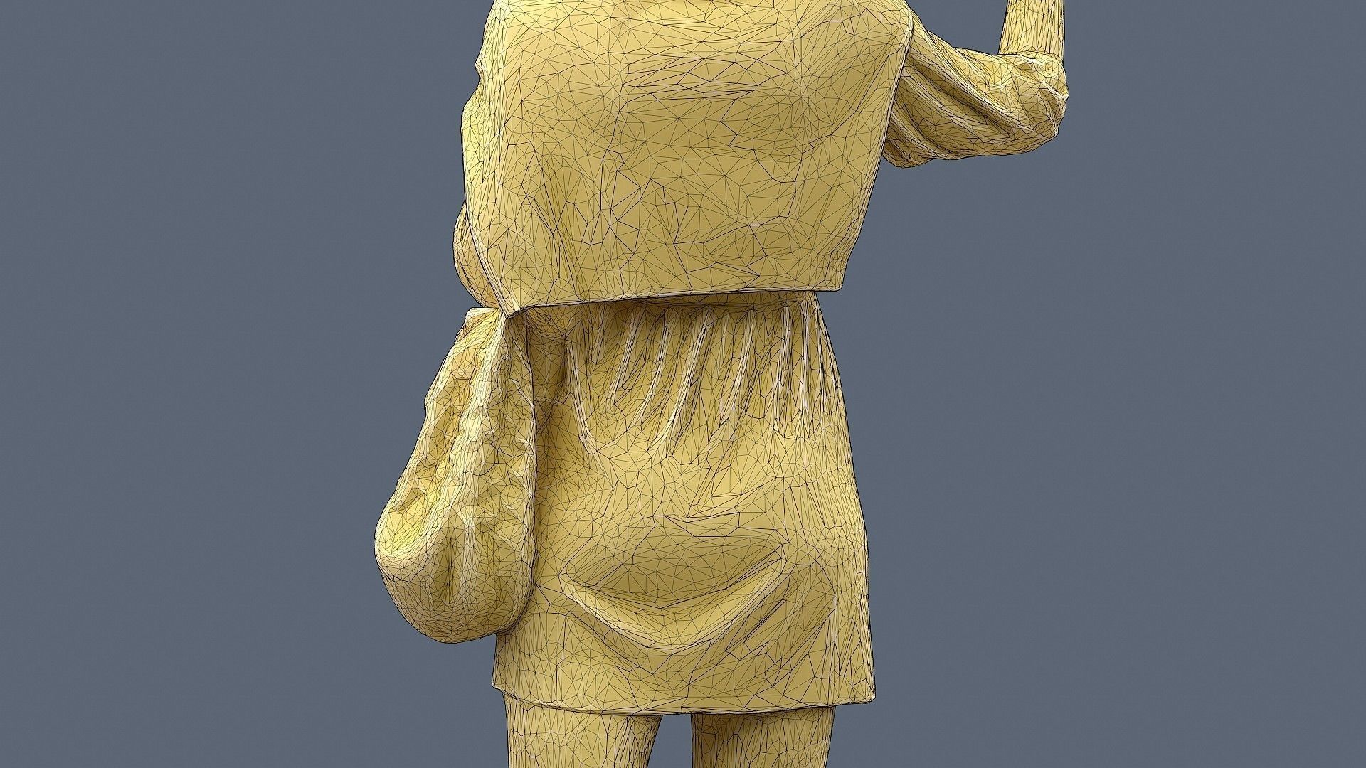 Floral Girl 3D model_21