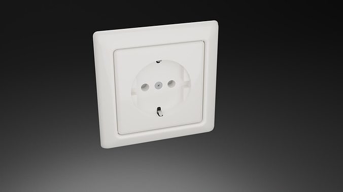 Power socket Free 3D model