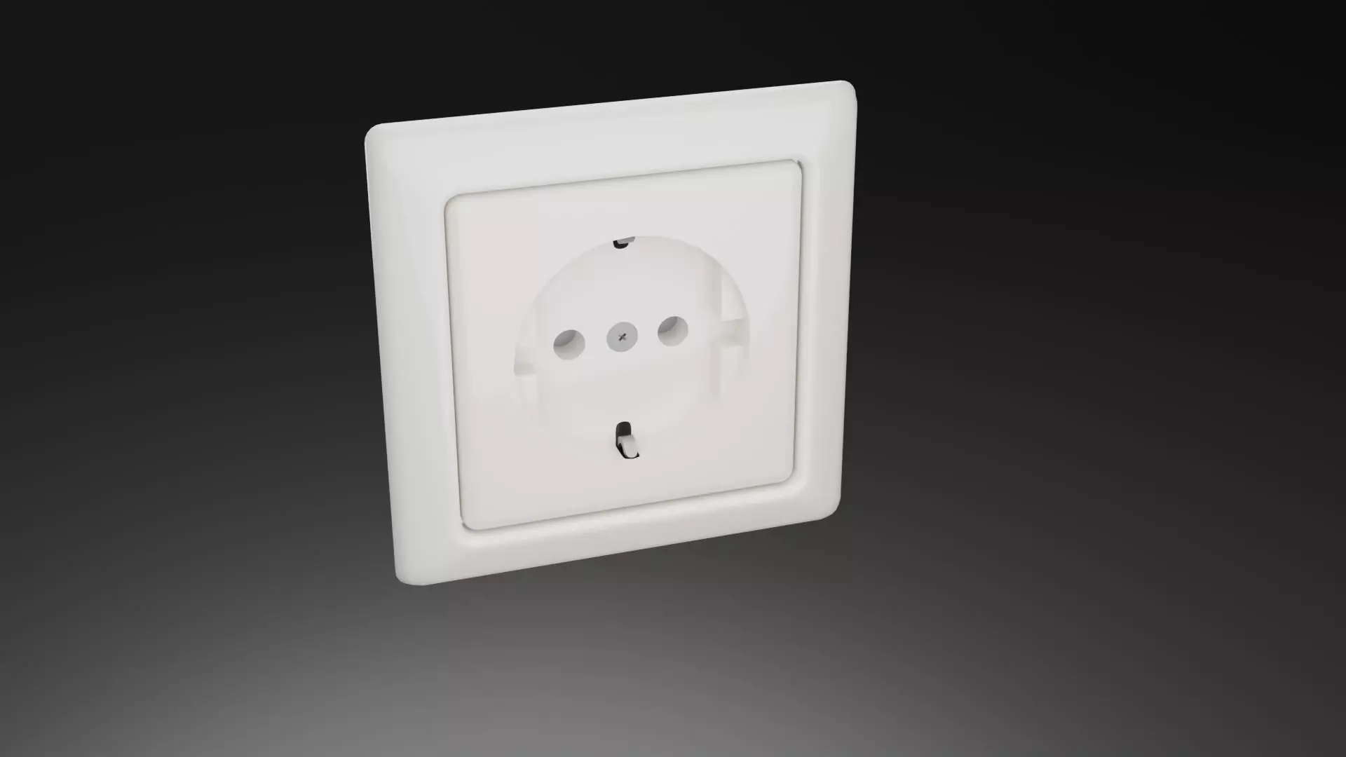 Power socket Free 3D model_0
