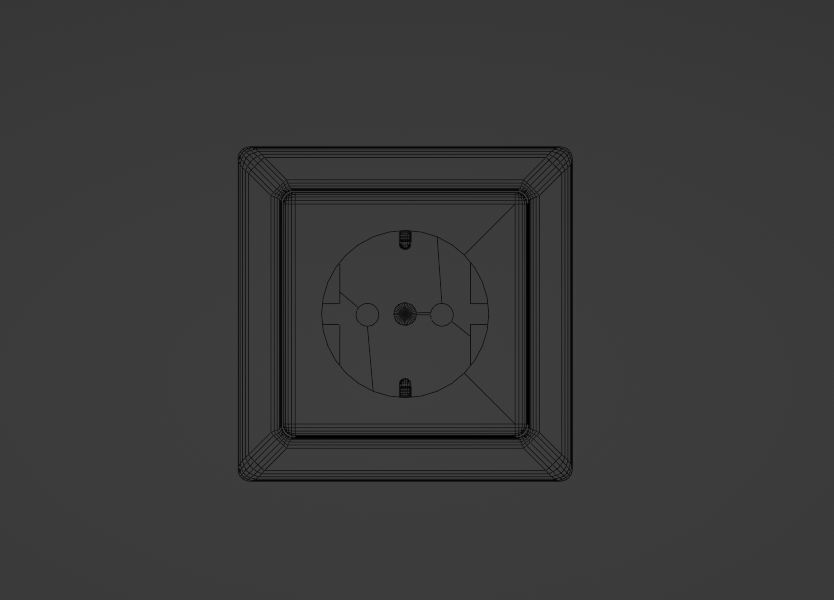 Power socket Free 3D model_2