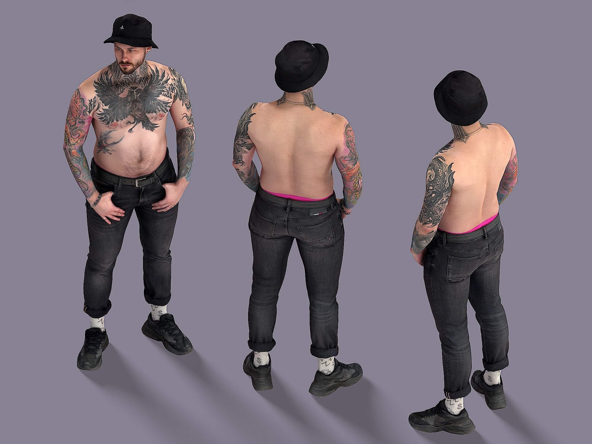 Photorealistic Characters Volume 04 3D Model Collection_25