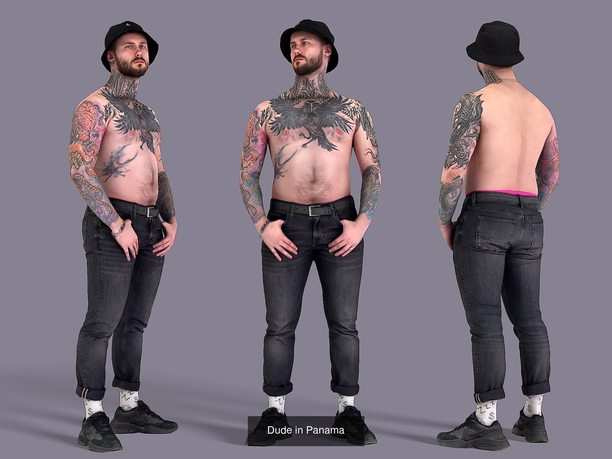 Photorealistic Characters Volume 04 3D Model Collection_9