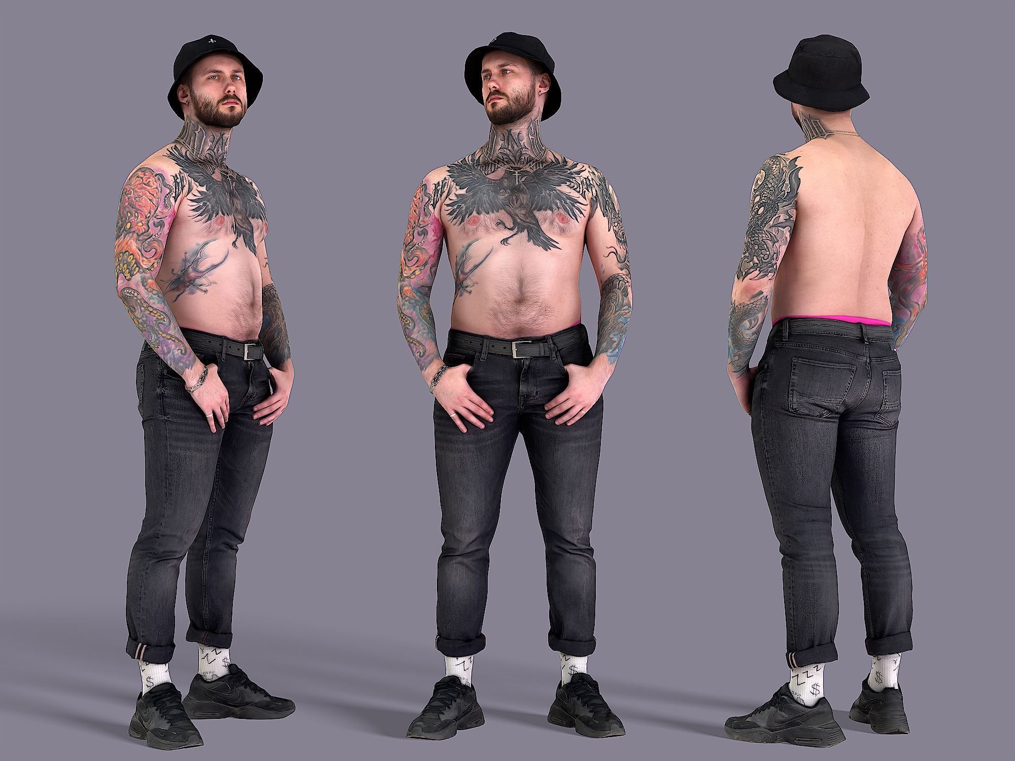 Photorealistic Characters Volume 04 3D Model Collection_21