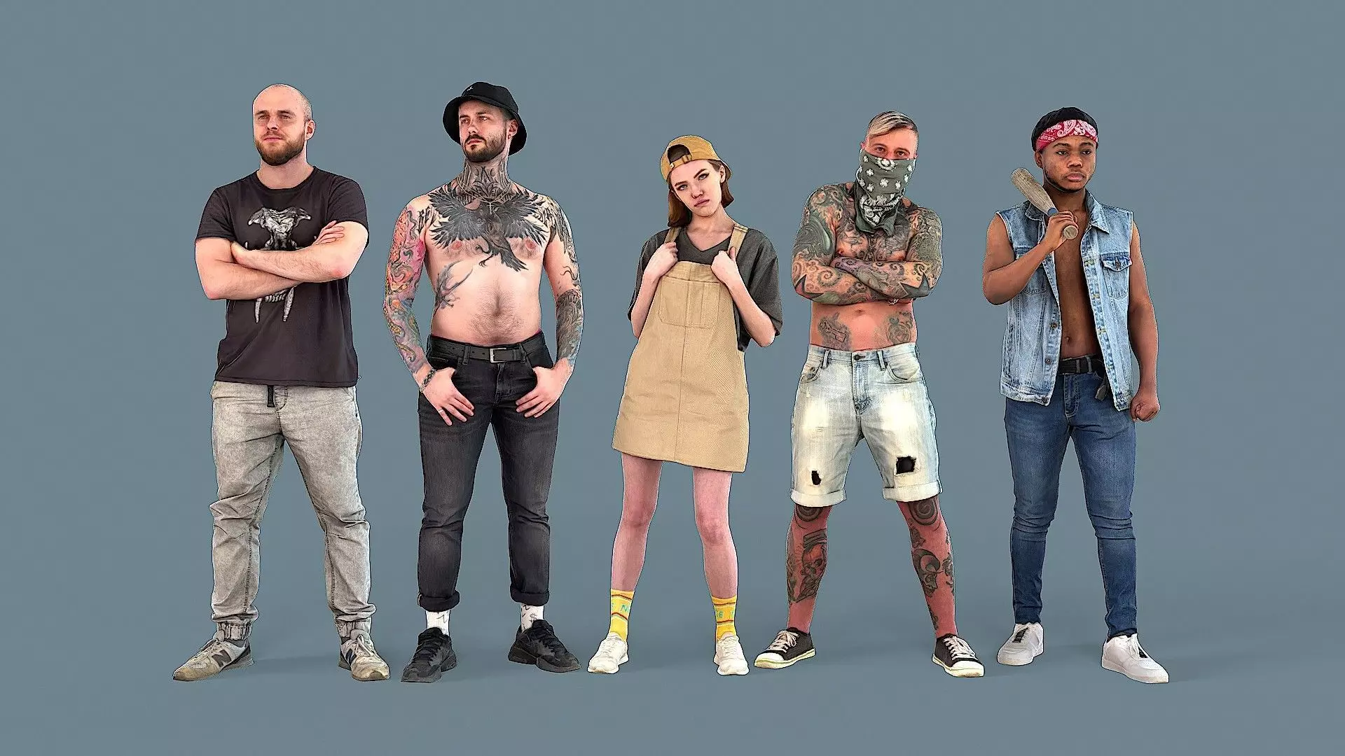 Photorealistic Characters Volume 04 3D Model Collection_0