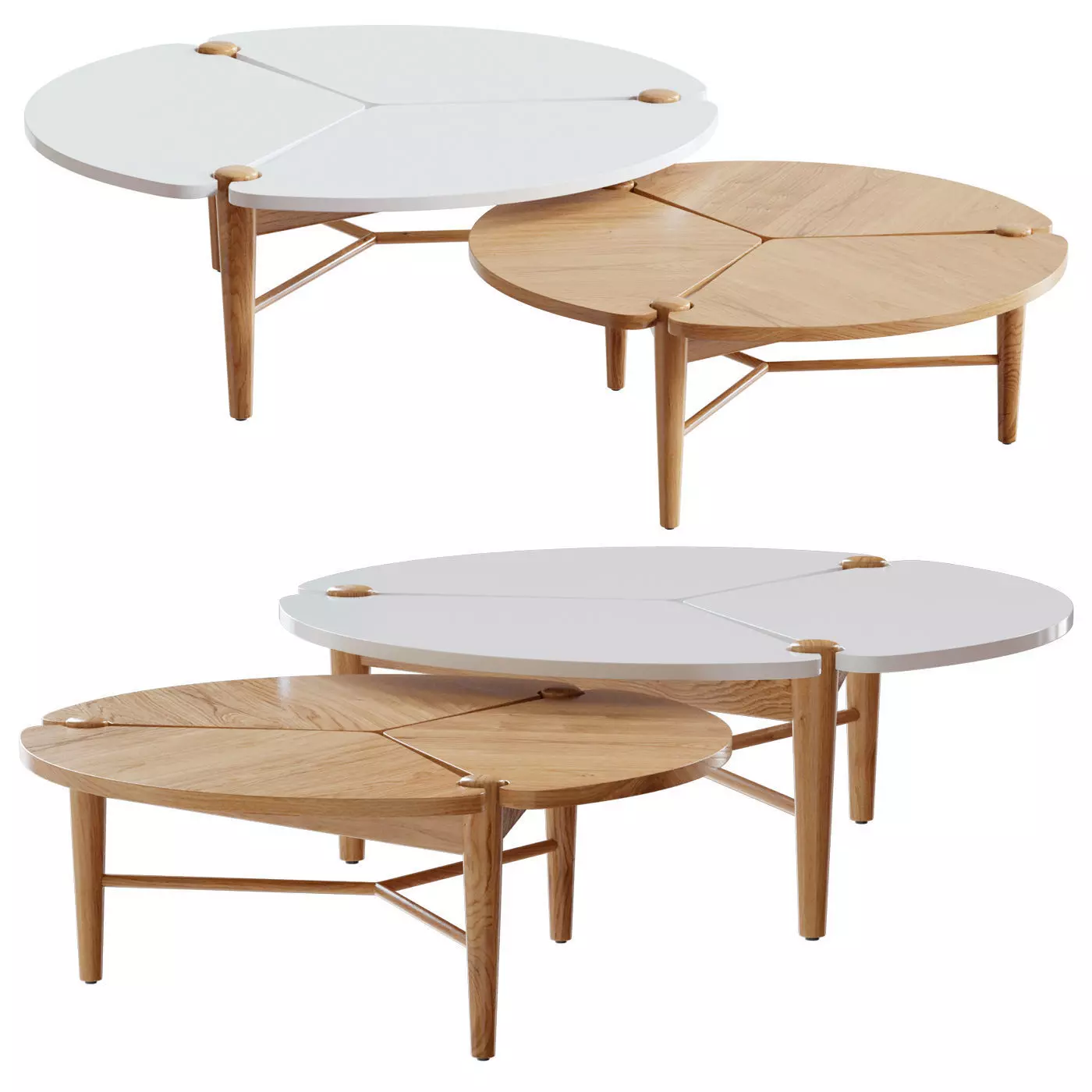 Coffee table Pollus Moveis Bend 3D model_0