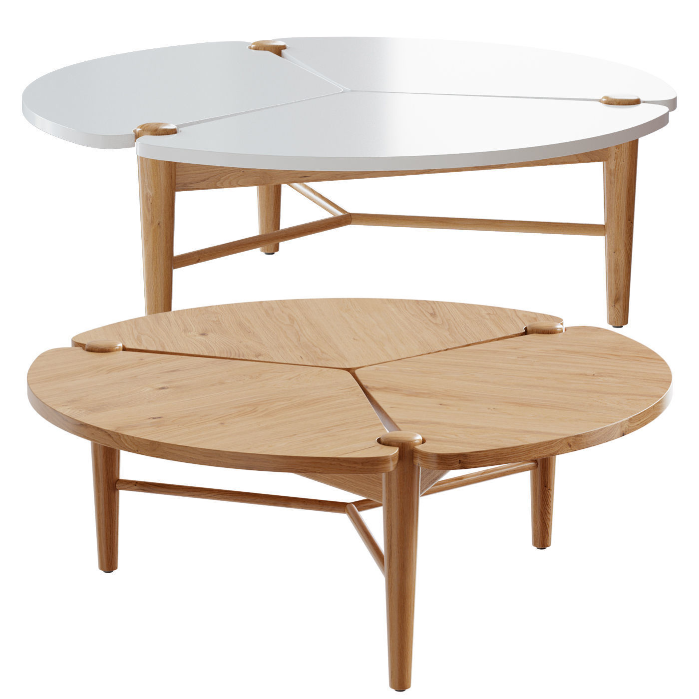 Coffee table Pollus Moveis Bend 3D model_2