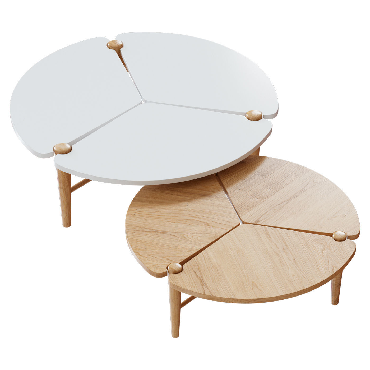 Coffee table Pollus Moveis Bend 3D model_1