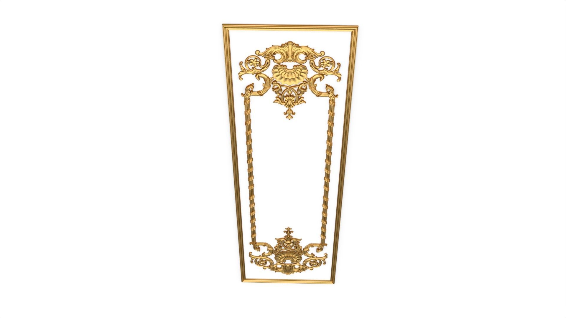 Classic decor ornament 98 3D model_4