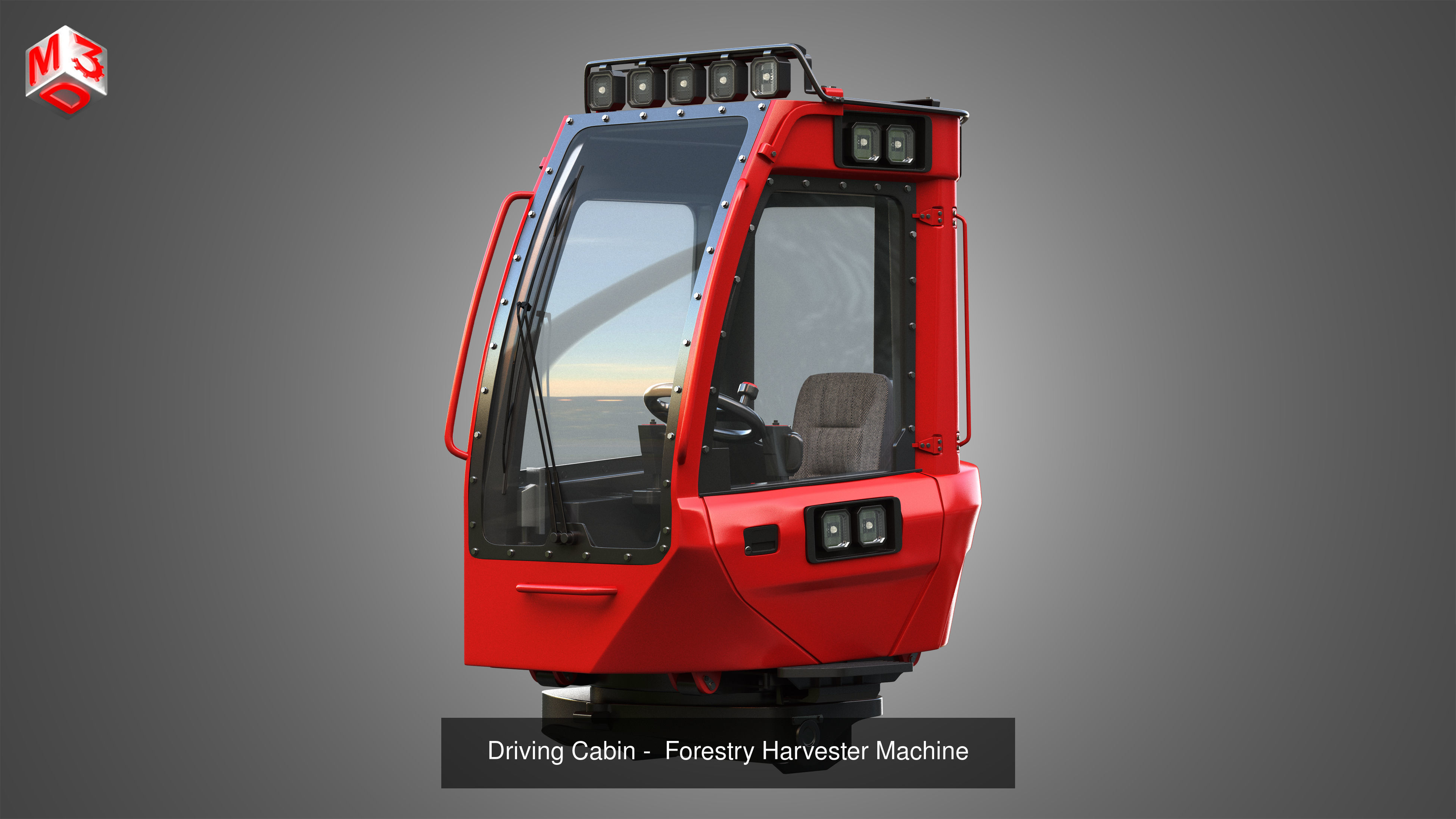 Driving Cabins - 4 in 1 3D Model Collection_2