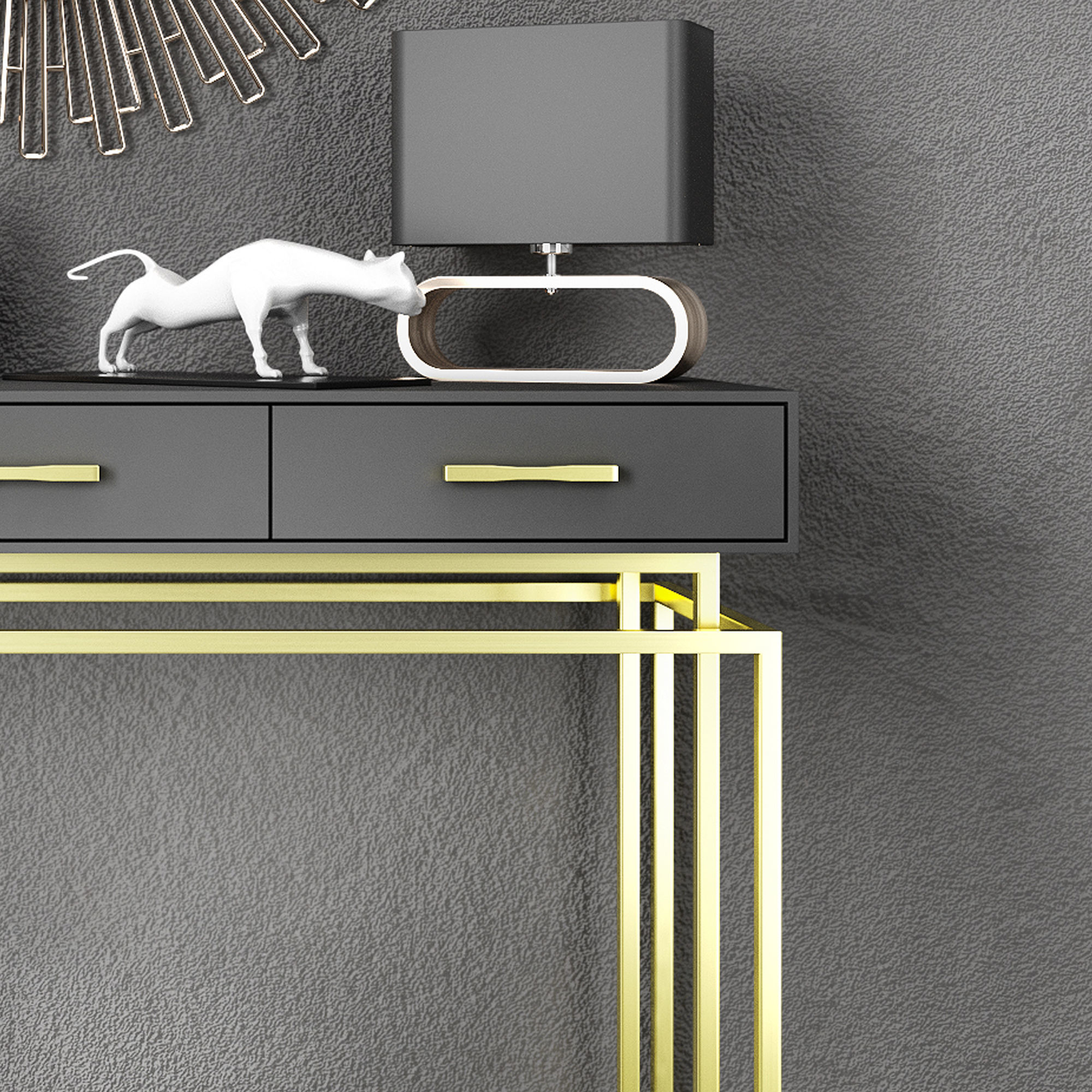 The console from the Italian factory Tosconova Low-poly 3D model_2