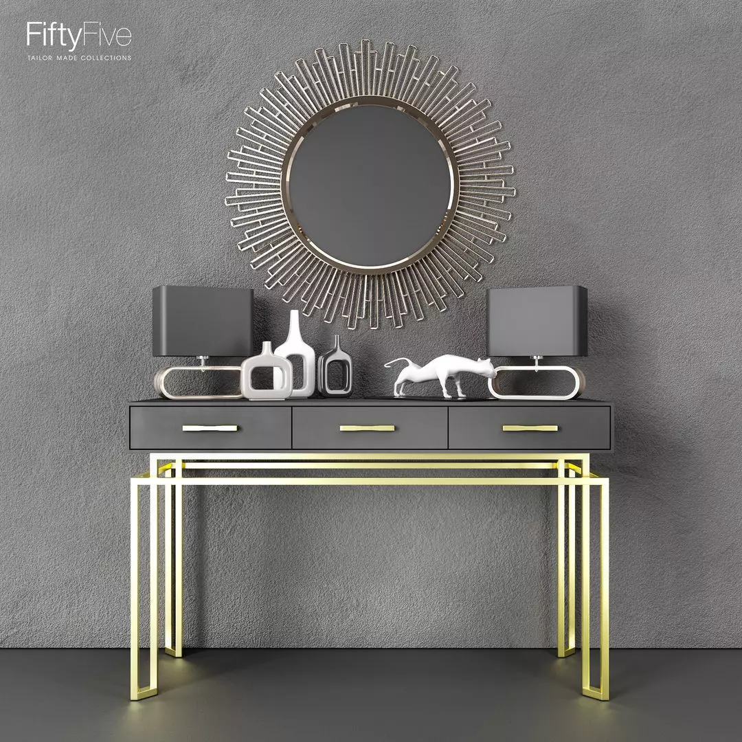 The console from the Italian factory Tosconova Low-poly 3D model_0