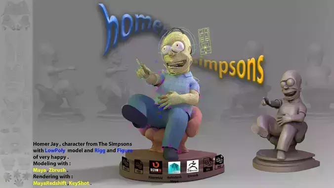 homer jey Simpson OnlyRigged