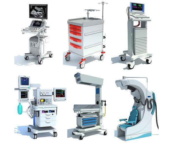Medical Equipment Collection 3D model