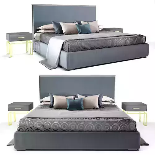 Bed and cabinets from the Italian factory Tosconova