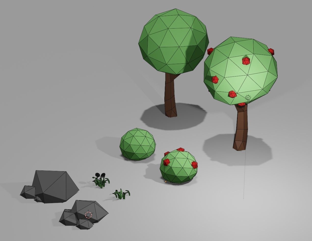 Plants-3d Asset Low-poly 3D model_2