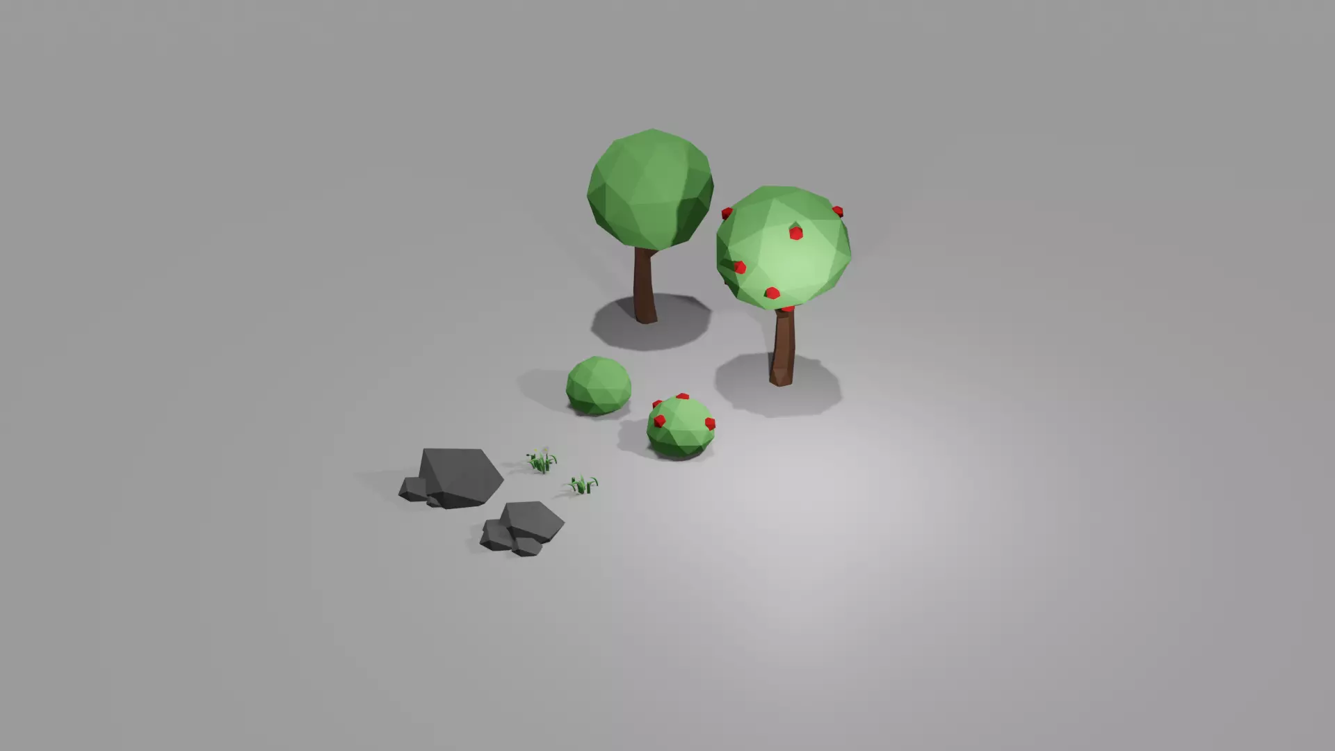 Plants-3d Asset Low-poly 3D model_0