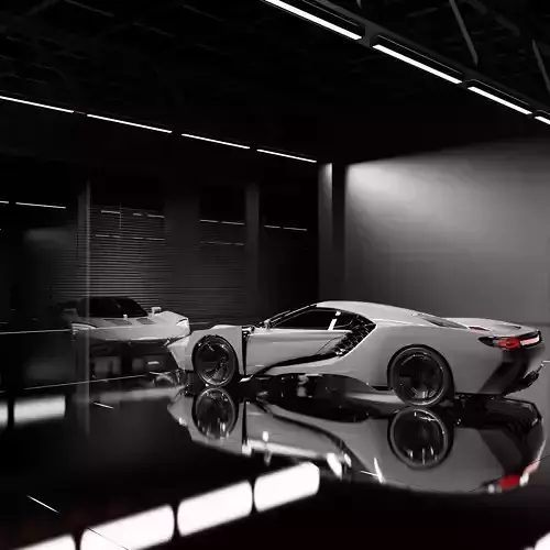 Vision R futuristic sports car