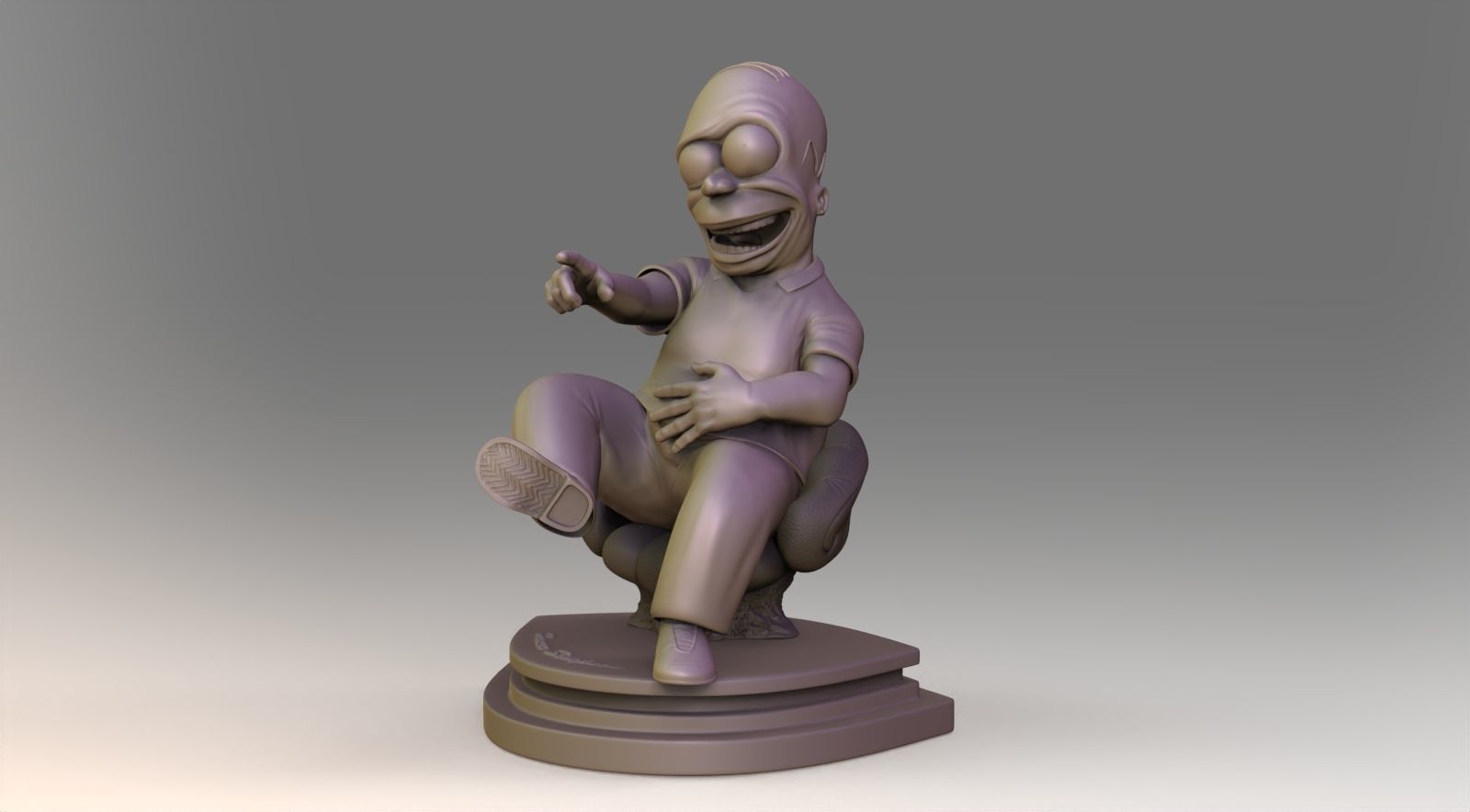 homer jey Simpson Only3DPrint 3D print model_2