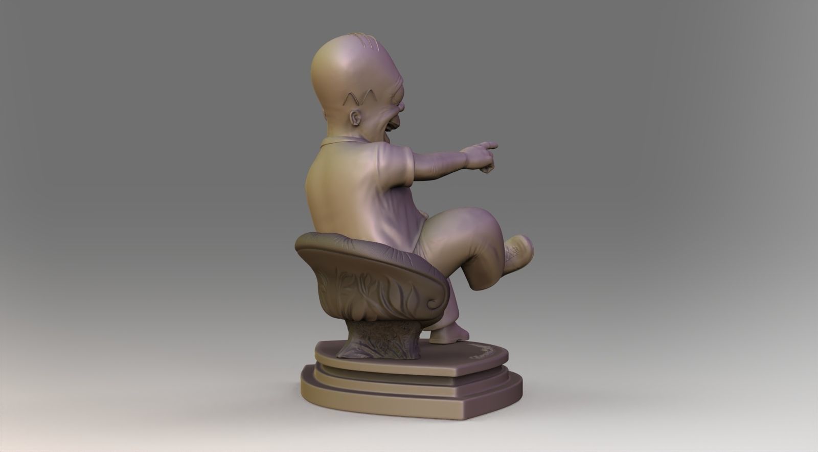 homer jey Simpson Only3DPrint 3D print model_12