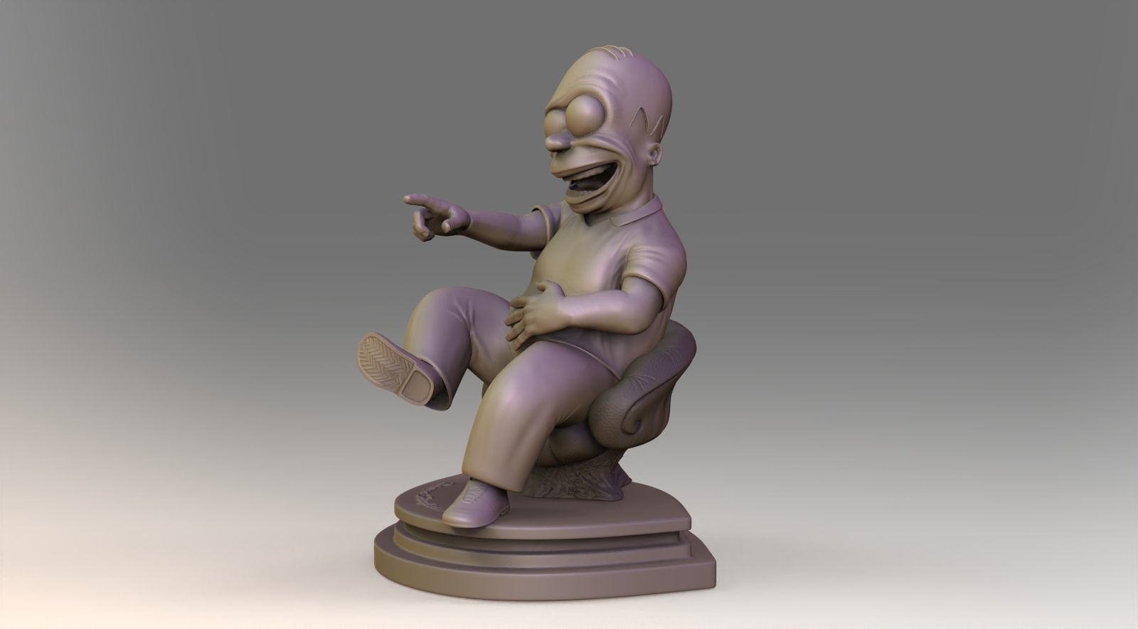homer jey Simpson Only3DPrint 3D print model_1