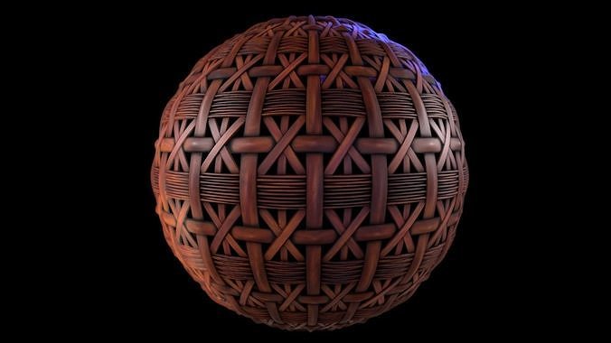 Wicker substance smart materials Texture