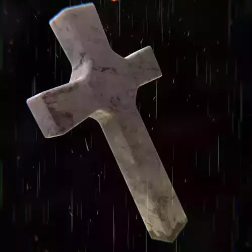Cross - blend Low-poly 3D model
