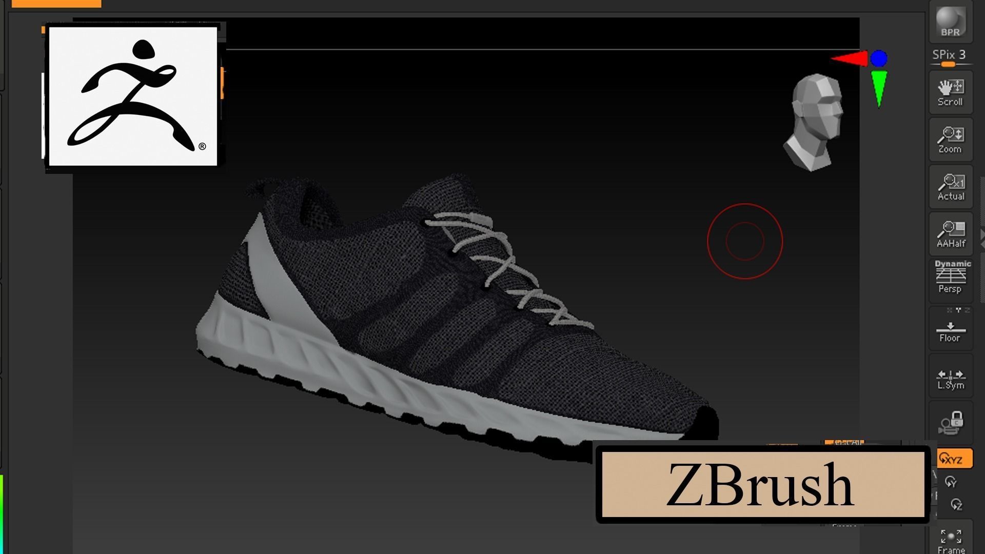 Sneakers Shoes 3D model_11