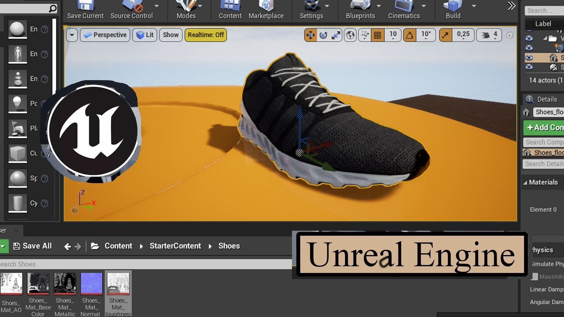 Sneakers Shoes 3D model_5