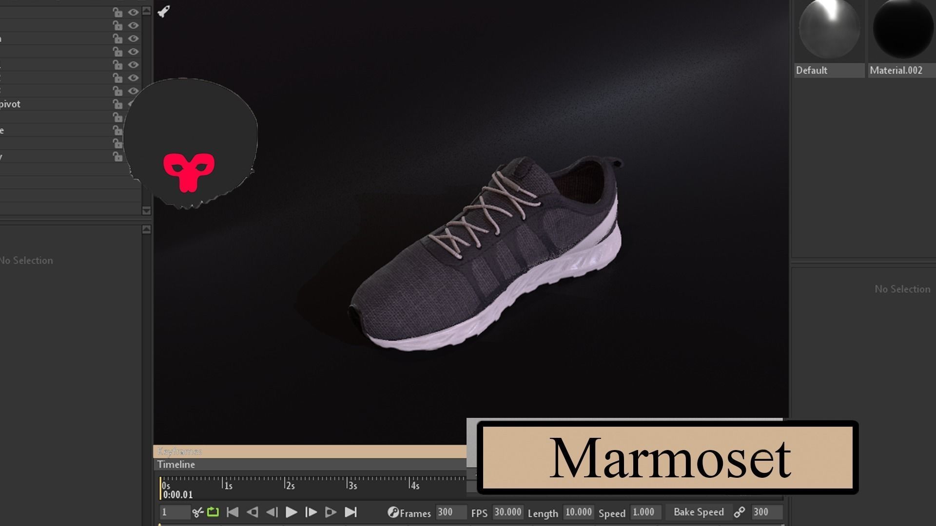Sneakers Shoes 3D model_9