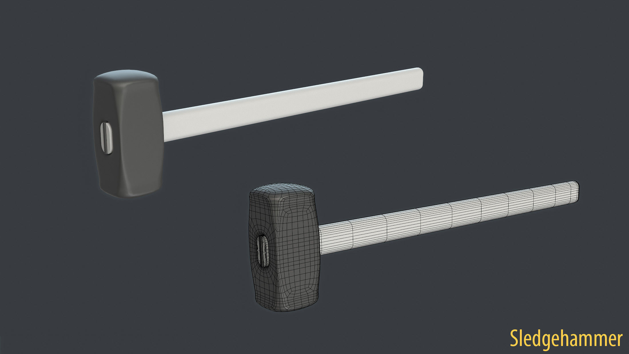 WW2 Soviet Tank External Equipment Set  3D model_11