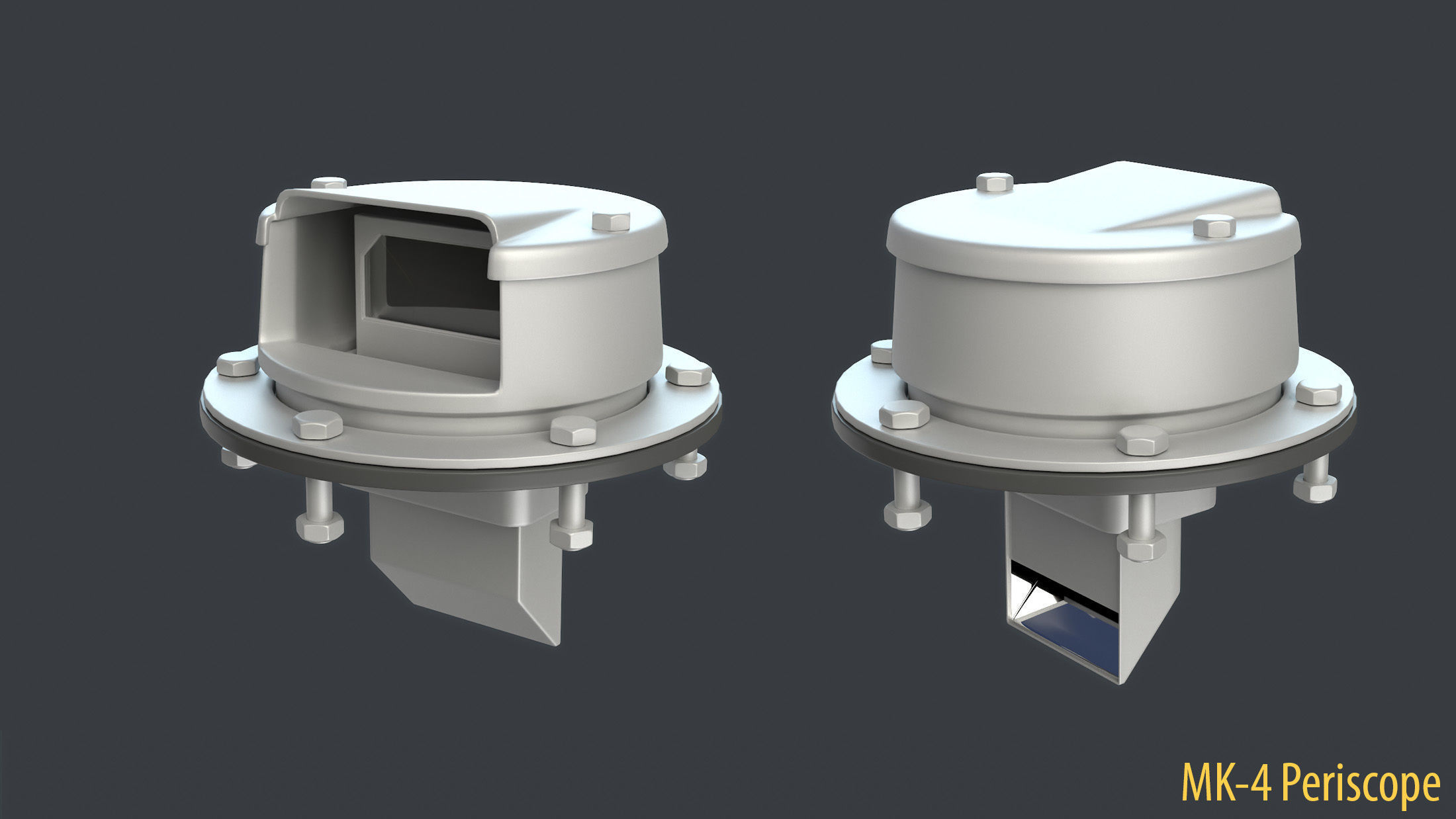 WW2 Soviet Tank External Equipment Set  3D model_29