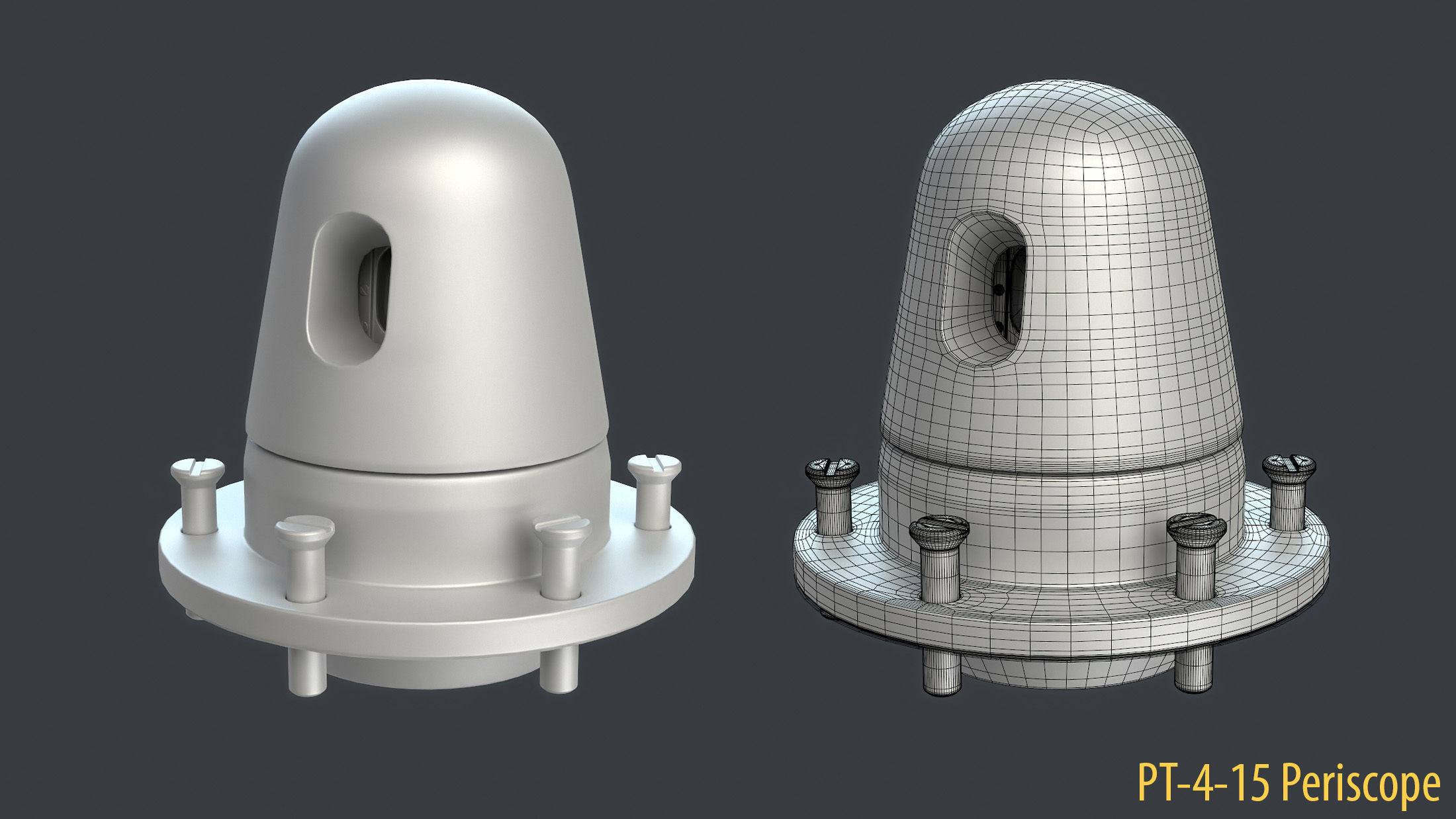 WW2 Soviet Tank External Equipment Set  3D model_32