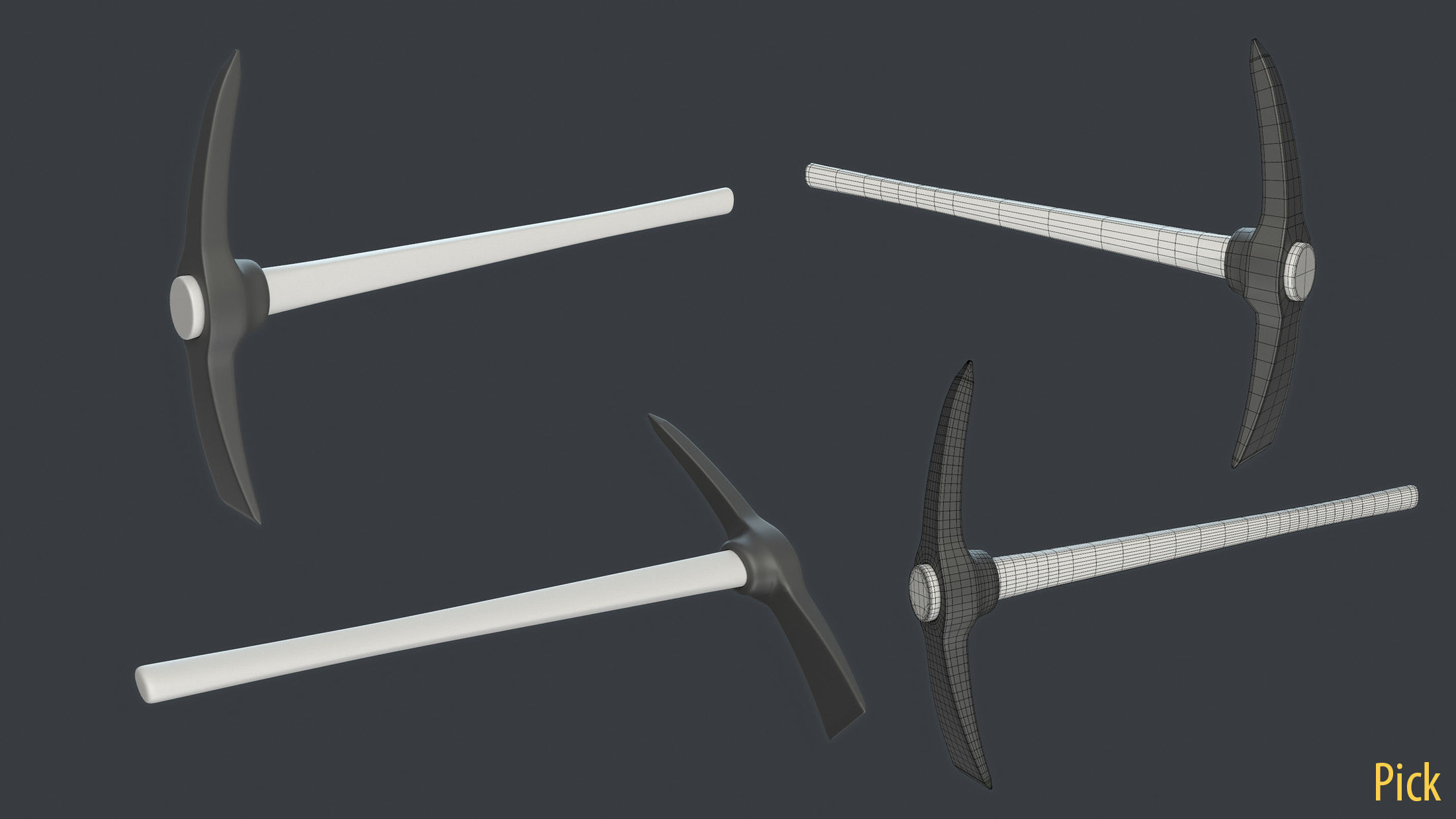 WW2 Soviet Tank External Equipment Set  3D model_10