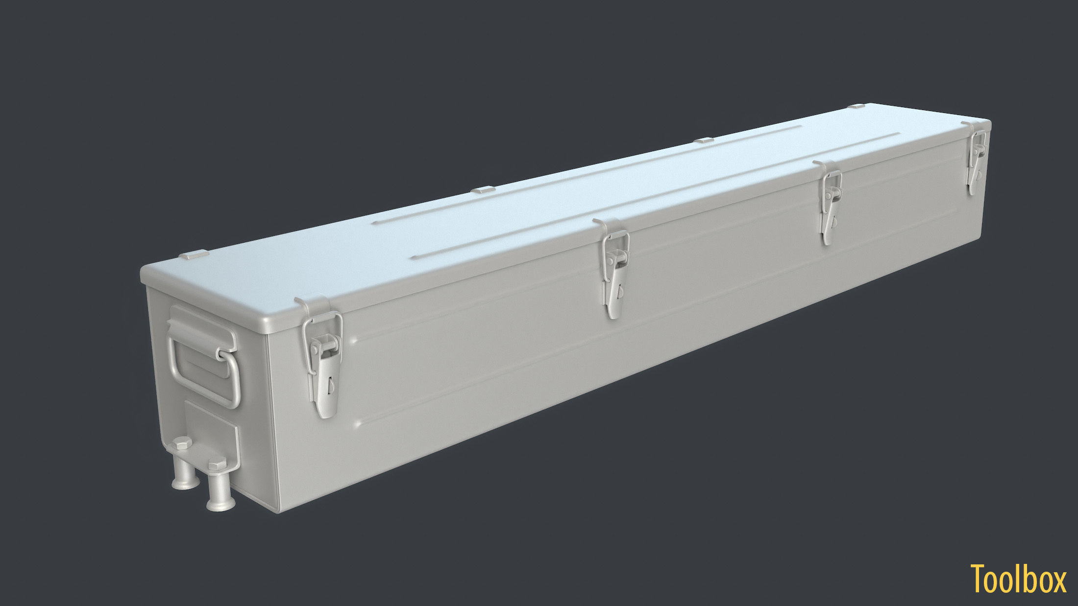 WW2 Soviet Tank External Equipment Set  3D model_19